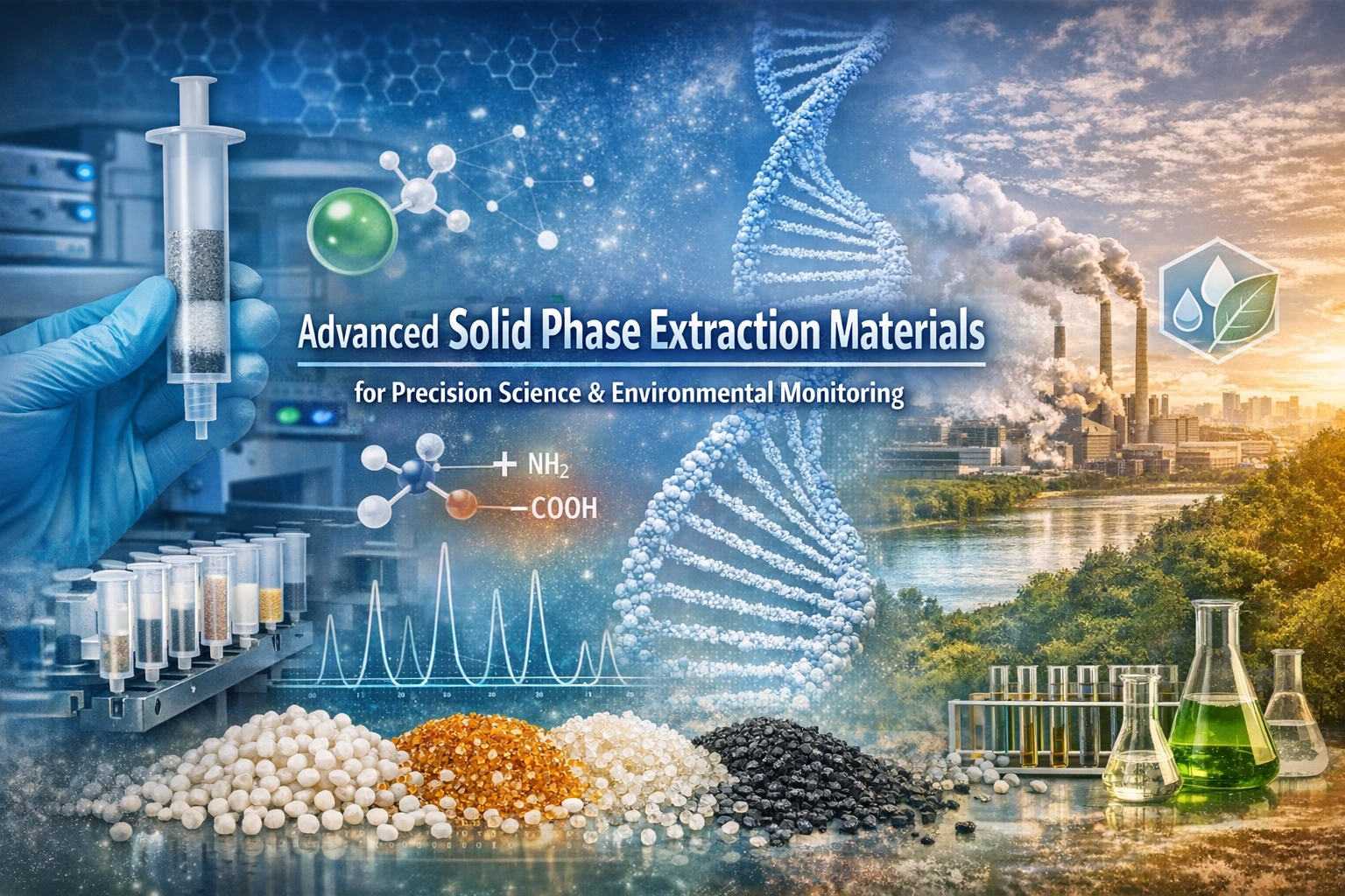 Advanced Solid Phase Extraction Materials for Precision Medicine and Environmental Monitoring