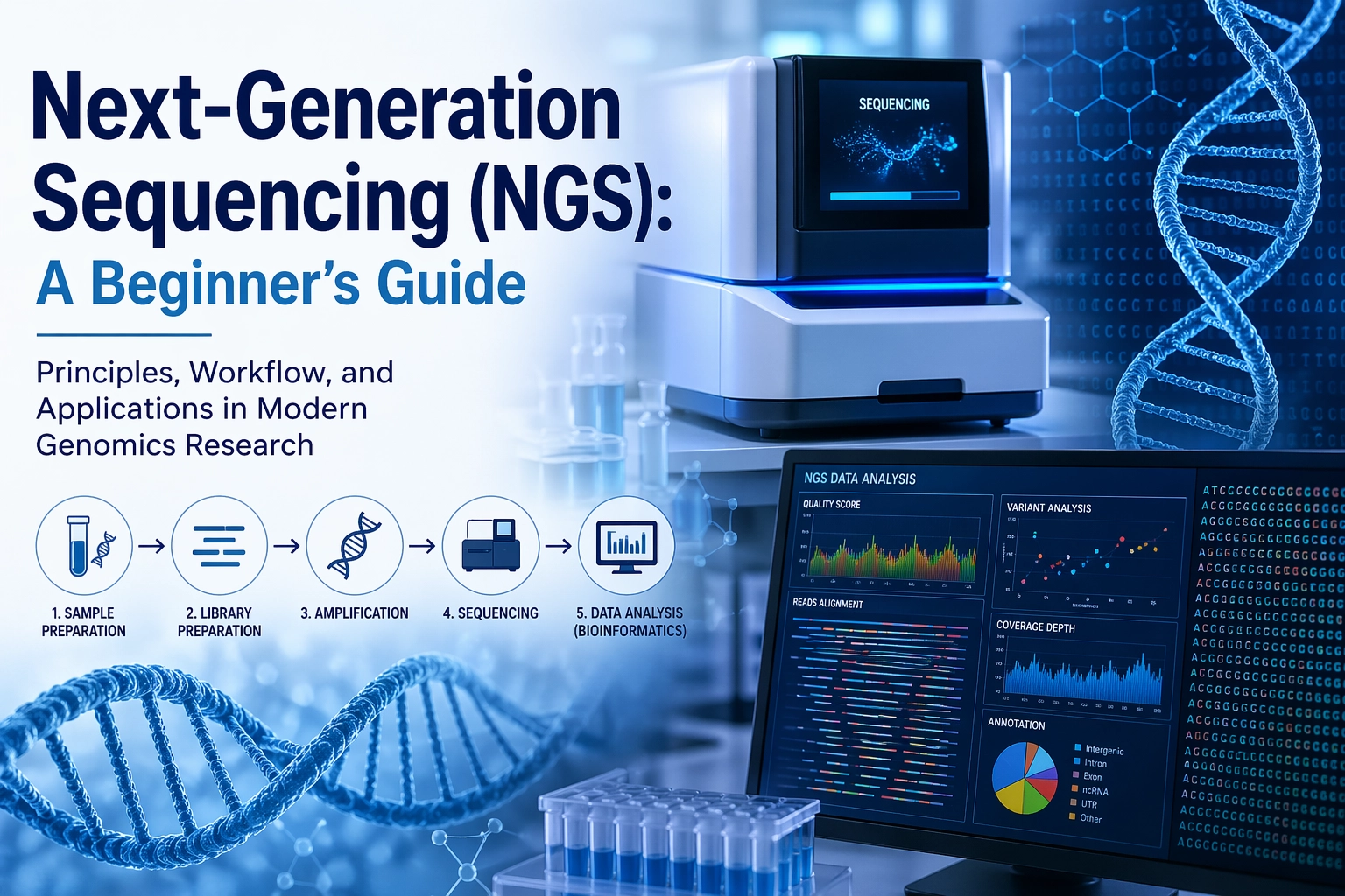 Next-Generation Sequencing (NGS): Principles, Workflow, and Applications