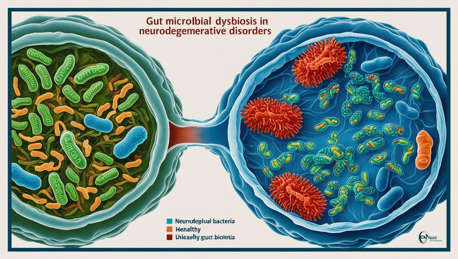 The Role of Gut Microbial Dysbiosis in Neurodegenerative Disorders: Quantifiable Markers in CNS Crosstalk