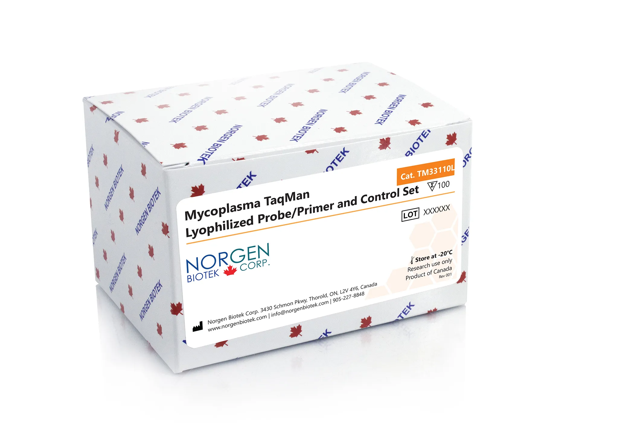 Mycoplasma TaqMan Lyophilized Probe/Primer and Control Set - image 1