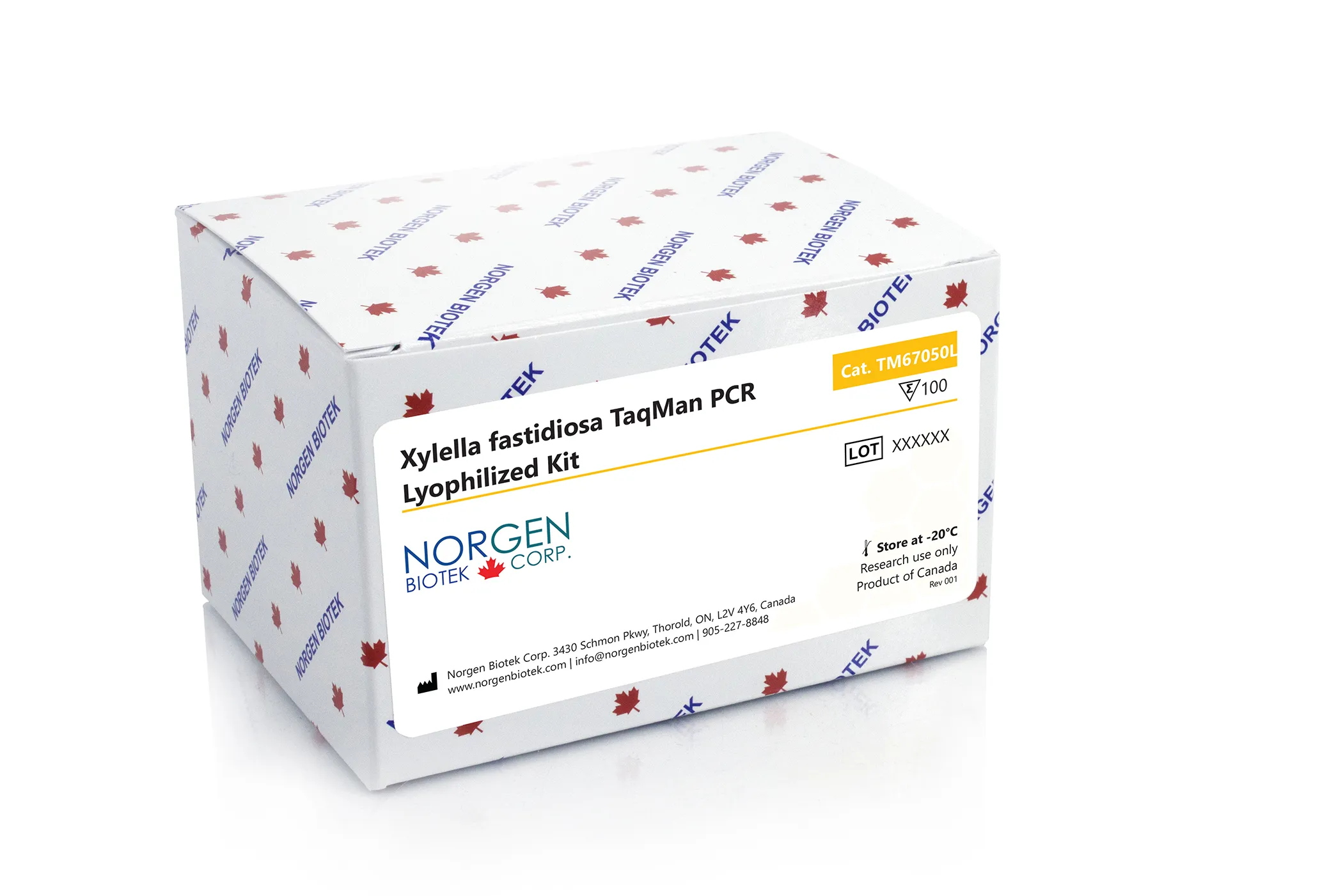 Xylella fastidiosa TaqMan PCR Lyophilized Kit - image 1
