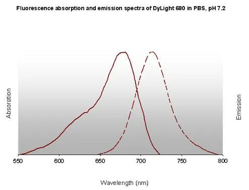 DyLight 680 Conjugated Affinity Purified anti-Rabbit IgG [H&L] [Goat] - image 1