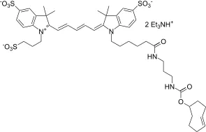 Cy5 trans-cyclooctene [Cy5 TCO] - image 1