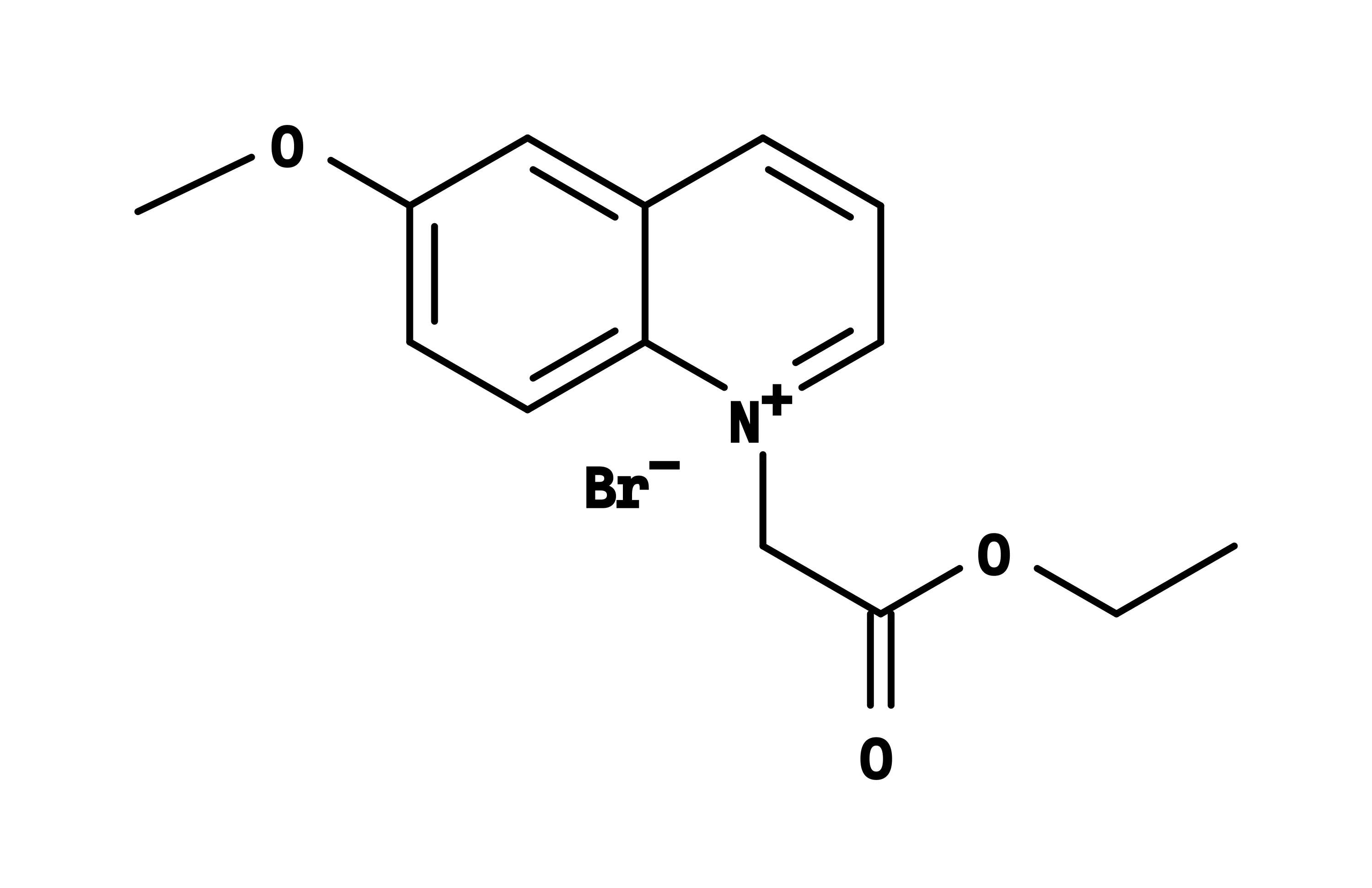 MQAE [N-(Ethoxycarbonylmethyl)-6-methoxyquinolinium bromide] - image 1