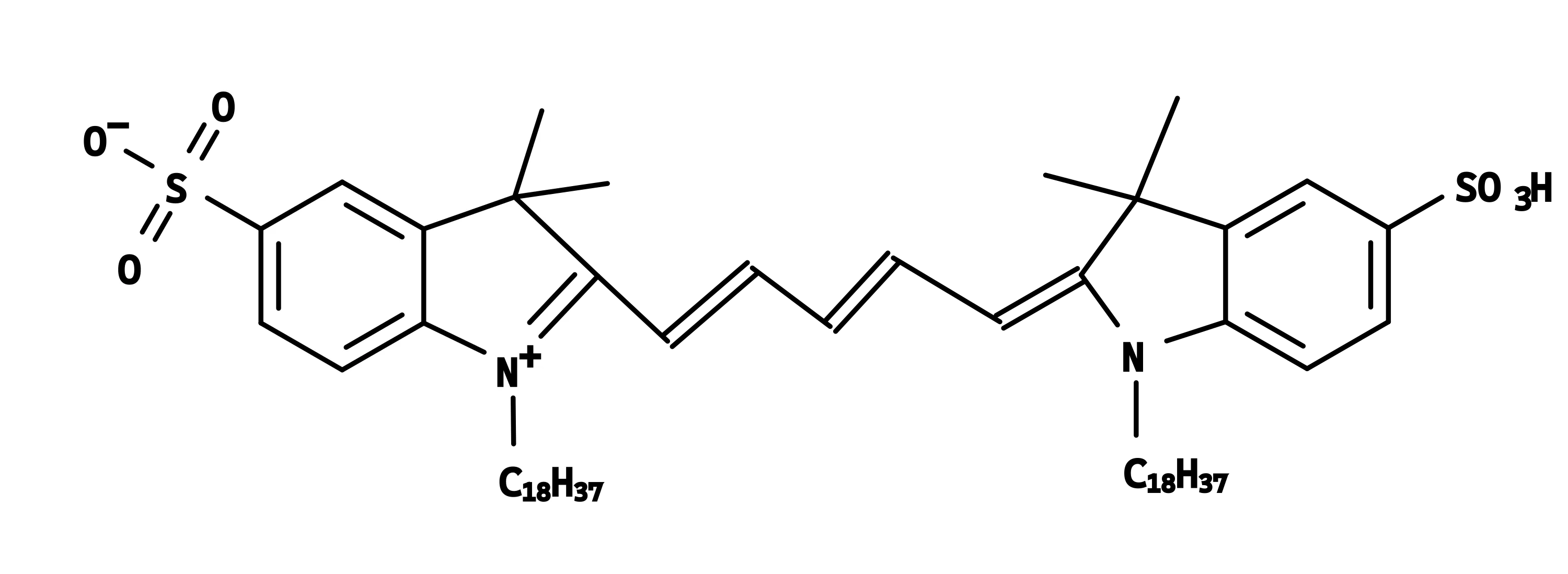 DiIC18(5)-DS [1,1-Dioctadecyl-3,3,3,3-tetramethylindodicarbocyanine-5,5-disulfonic acid] - image 1