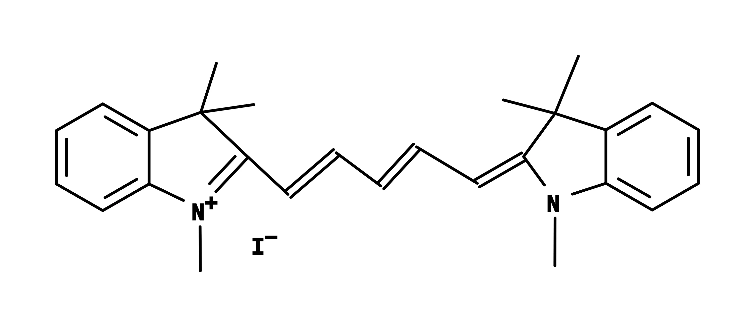 DiIC1(5) iodide [1,1,3,3,3,3-Hexamethylindodicarbocyanine iodide] - image 1