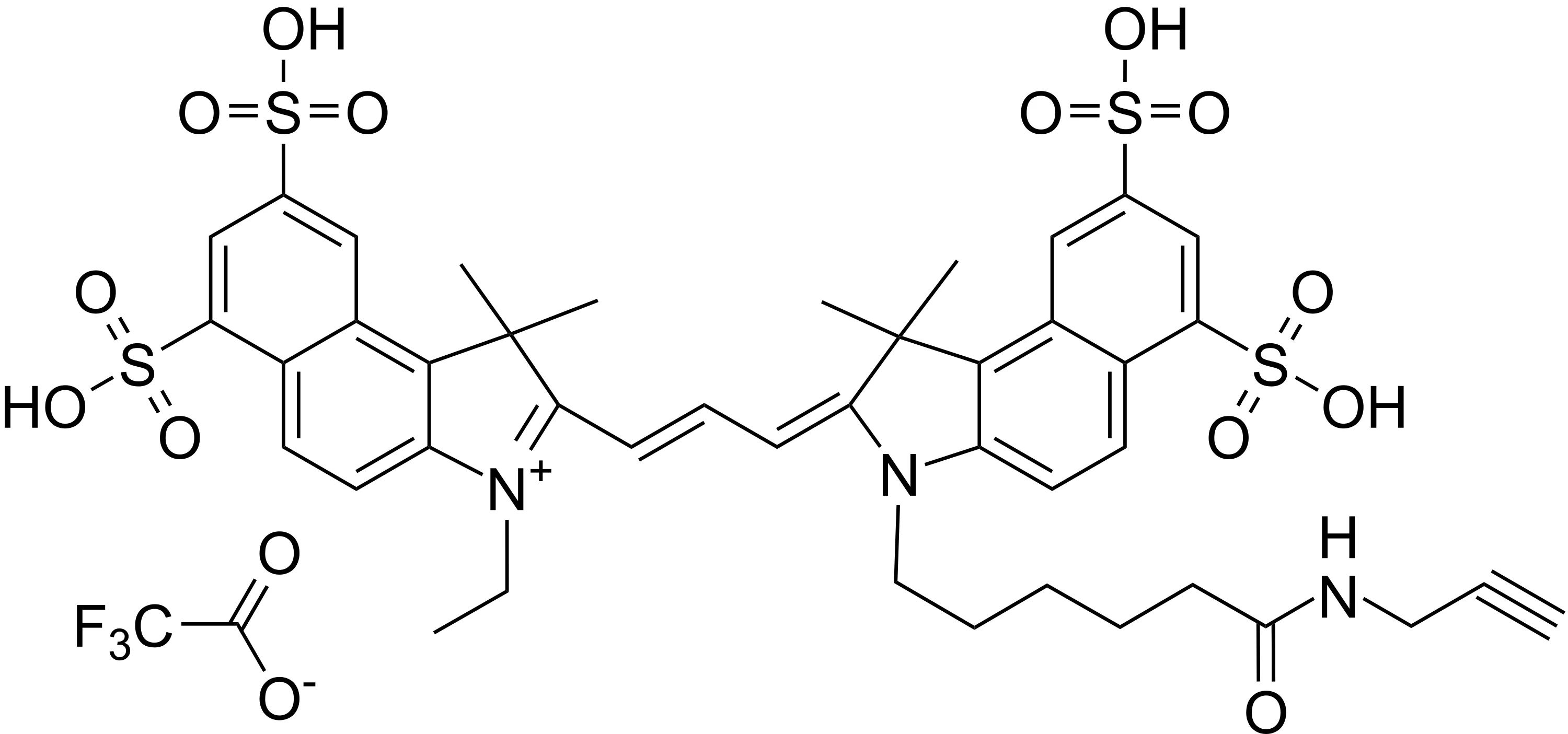 Cyanine 3.5 alkyne [equivalent to Cy3.5® alkyne] - image 1