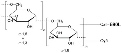 RatioWorks™ Cal-590L®/Cy5-Dextran Conjugate *MW 10,000* - image 1