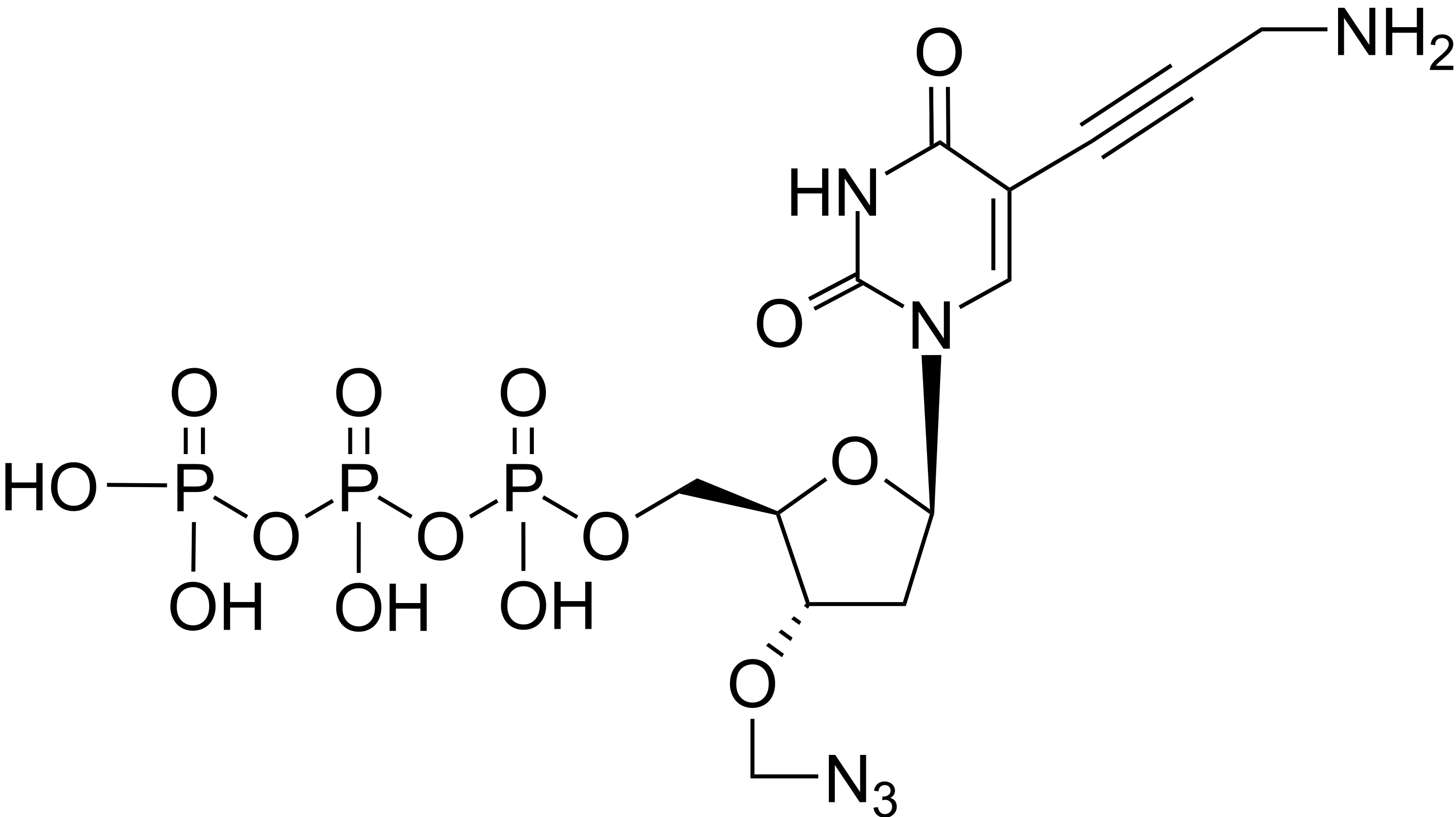 5-Propargylamino-3'-azidomethyl-dUTP - image 1