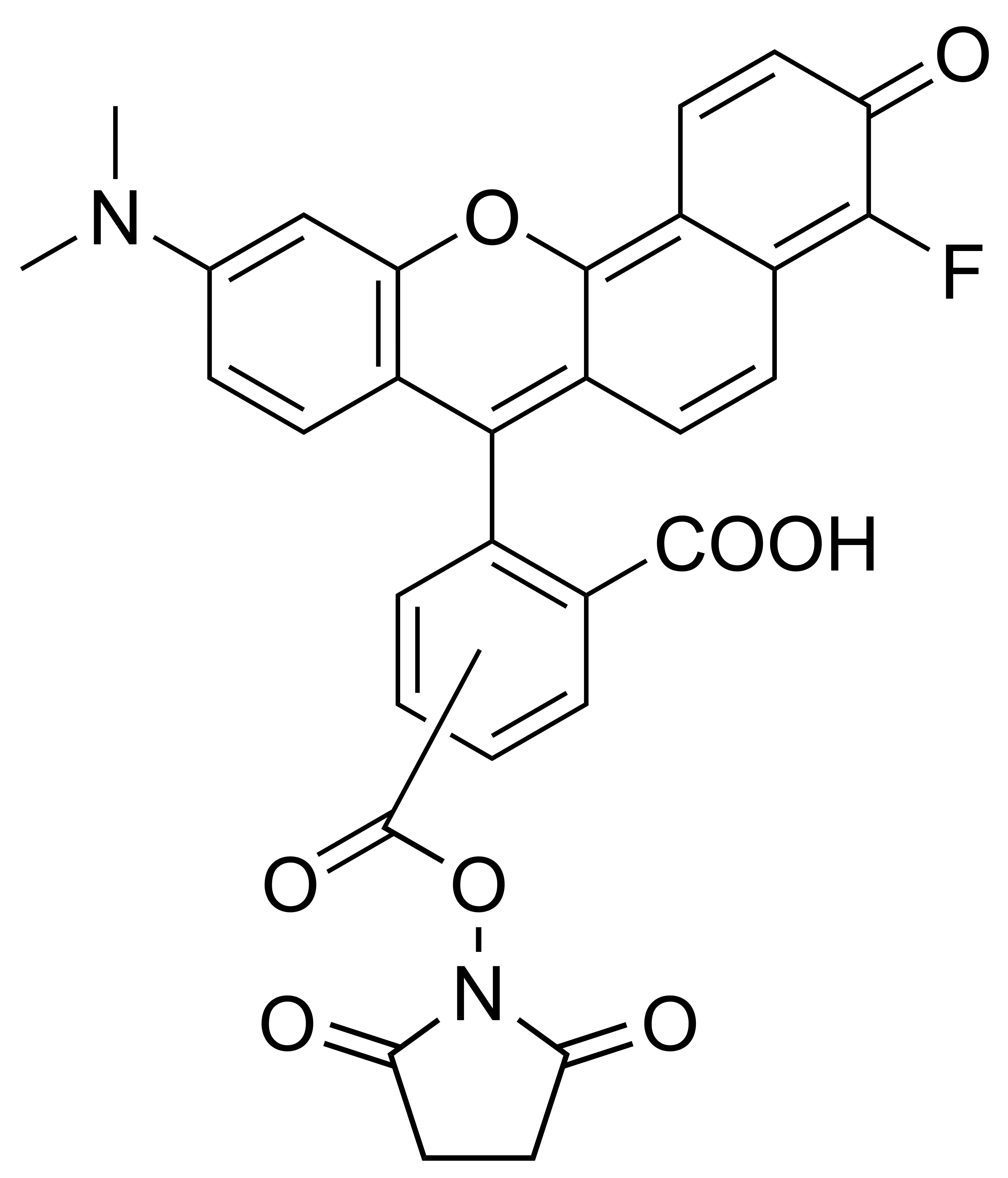 5-(and-6)-Carboxy SNARF-4F Succinimidyl Ester - image 1