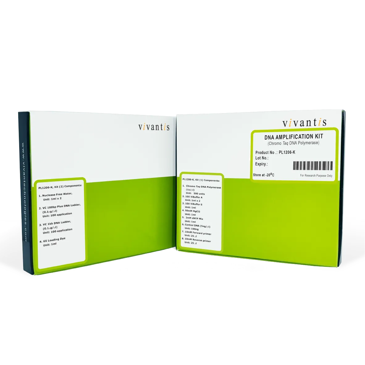 DNA Amplification Kit with Chromo Taq DNA Polymerase, 100 app - image 1