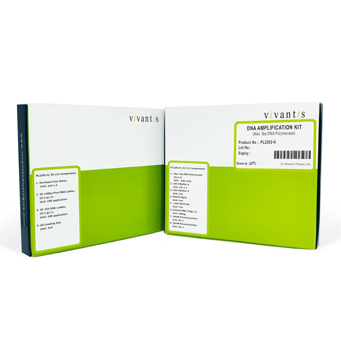 DNA Amplification Kit with Max Taq DNA Polymerase, 100 app - image 1