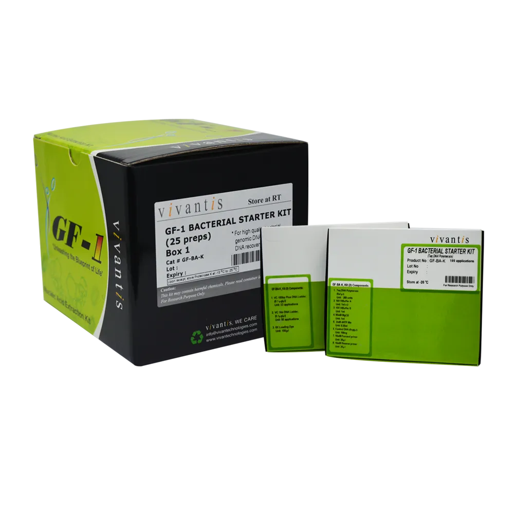 GF-1 Bacterial Starter Kit / Taq DNA Polymerase, 25 preps - image 1