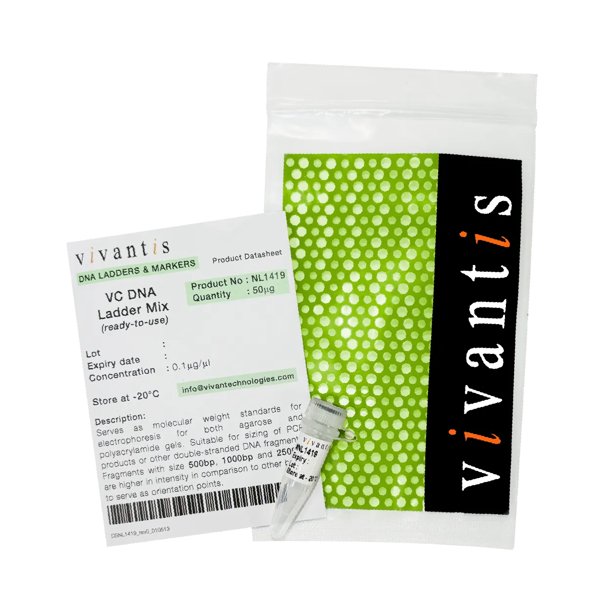 VC DNA Ladder Mix (ready-to-use), 50 µg - image 1