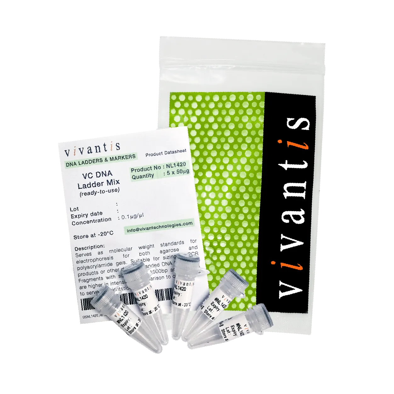 VC DNA Ladder Mix (ready-to-use), 5x 50 µg - image 2