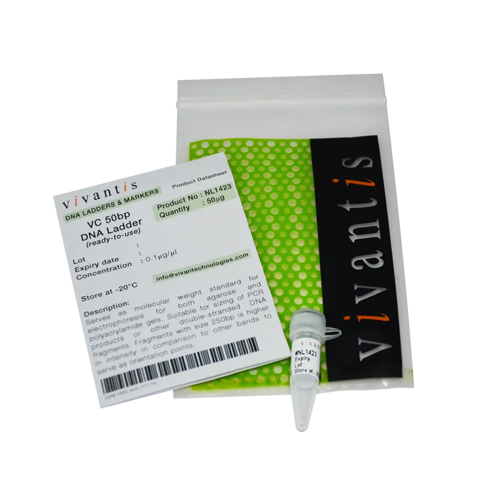 VC 50bp DNA Ladder (ready-to-use), 50 µg - image 1