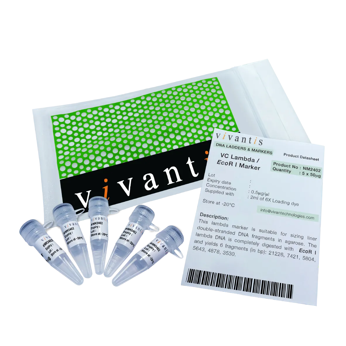 VC Lambda / EcoR I Marker, 5x 50 µg - image 1