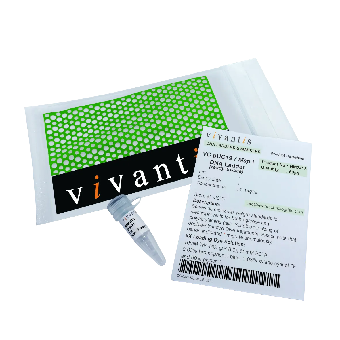 VC pUC19 / Msp I Marker (ready-to-use), 50 µg - image 1