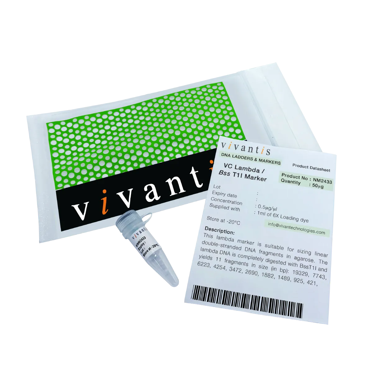 VC Lambda / BssT1I Marker, 50 µg - image 2