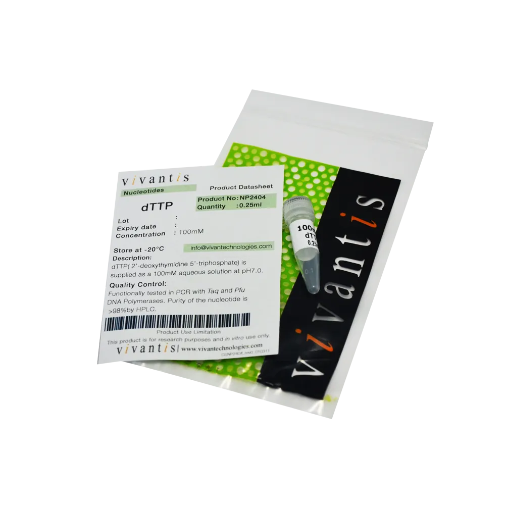 dTTP, 100mM Solution, 0.25 mL - image 1