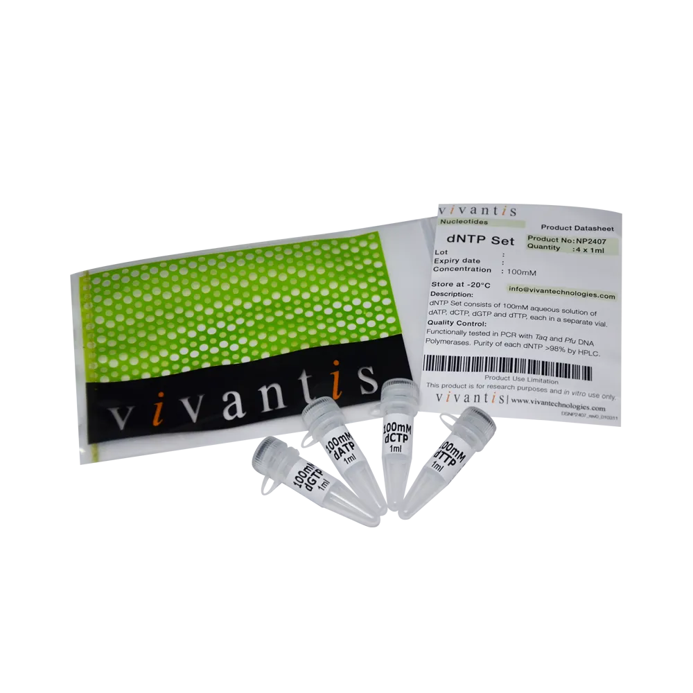 dNTP Set, 100mM Solutions, 4x 1 mL - image 1