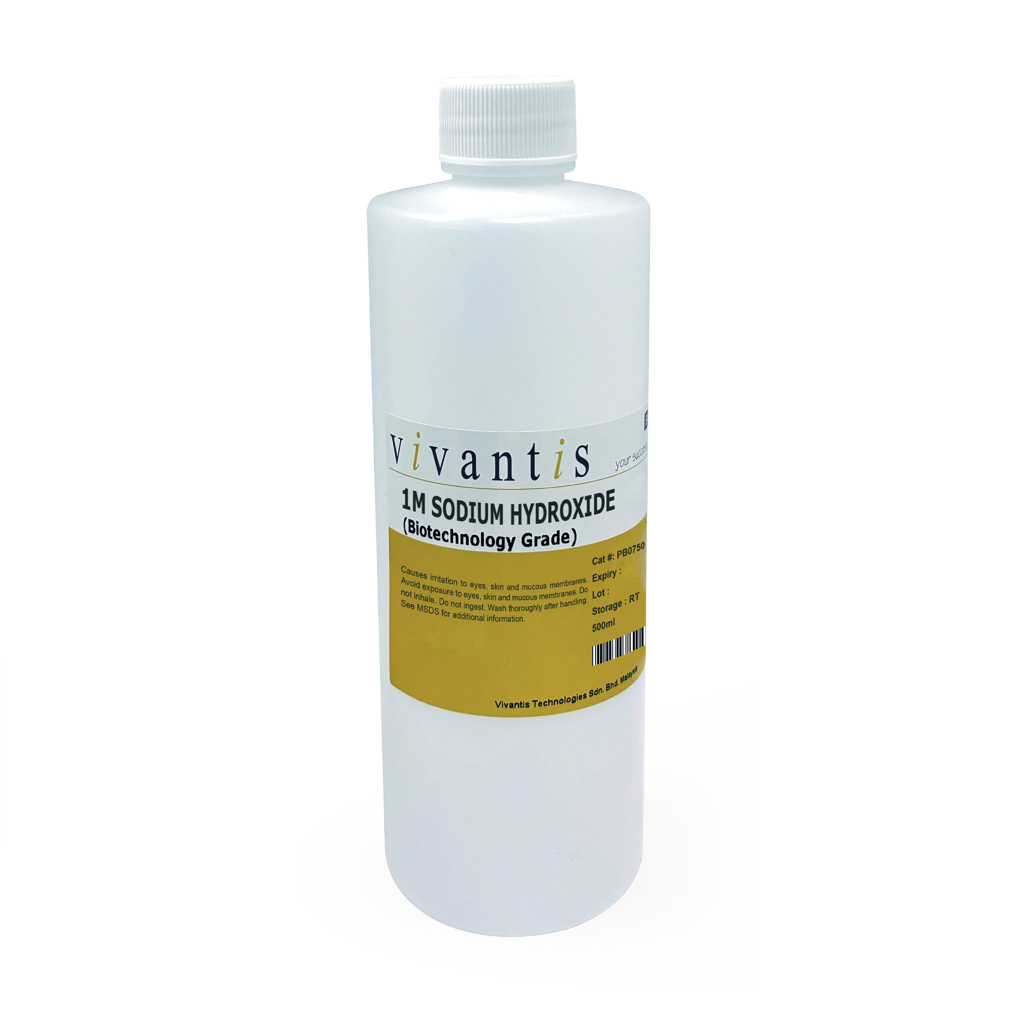 1M Sodium Hydroxide, Biotechnology Grade, 500 mL - image 1