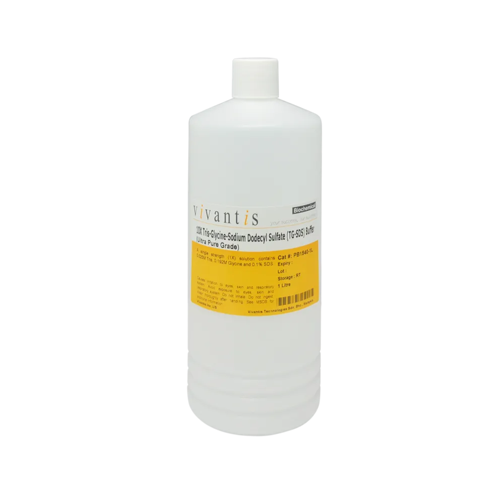 10X Tris-Glycine-Sodium Dodecyl Sulfate (TG-SDS) Buffer, Ultra Pure Grade, 1 L - image 1
