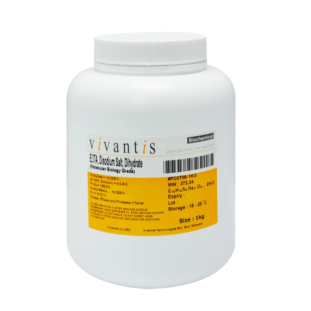 EDTA, Disodium Salt, Dihydrate, (Ethylenediaminetetraacetic Acid), 1 Kg - image 1