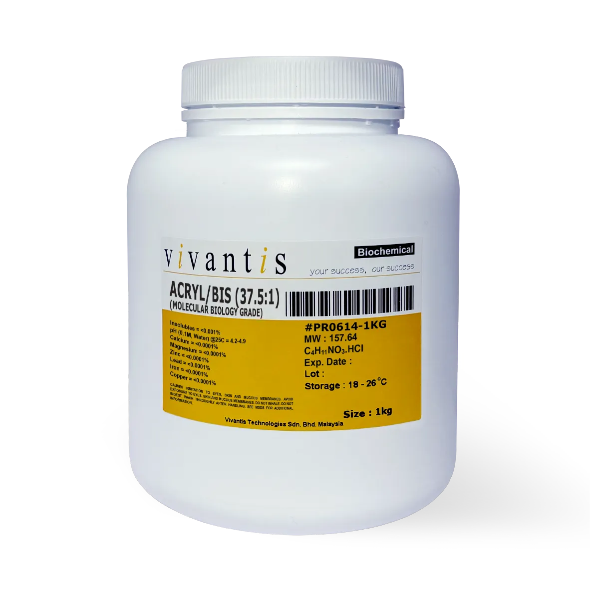 Tris Hydrochloride (Tris-HCl), 1 Kg - image 1