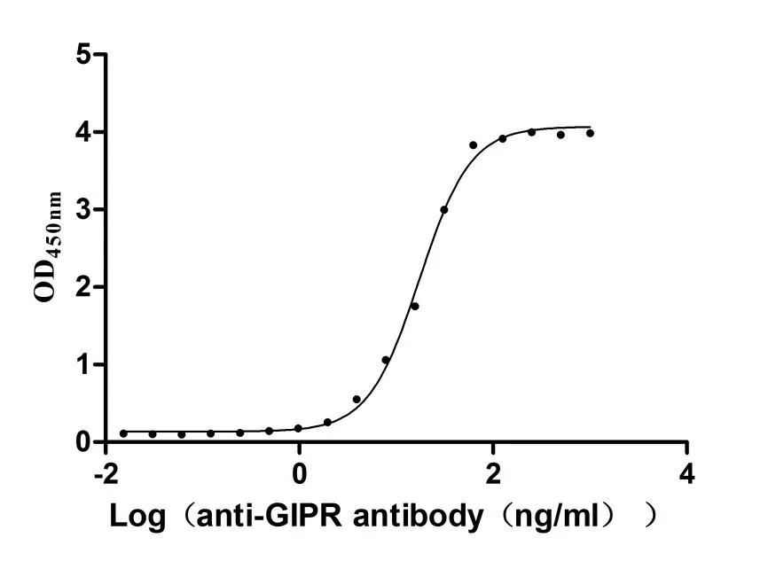 Recombinant Human Gastric inhibitory polypeptide receptor (GIPR) , partial (Active) - image 1