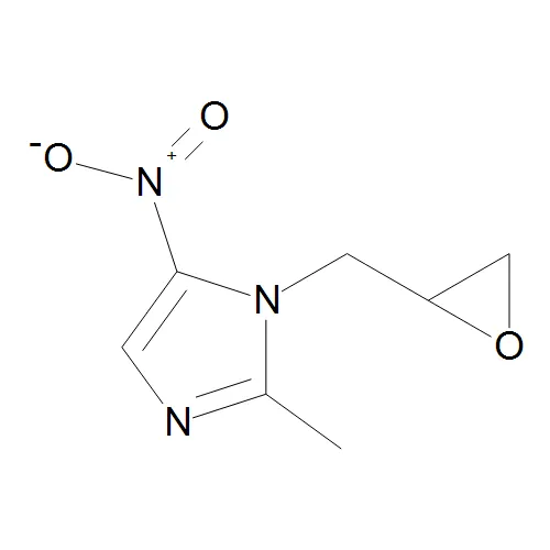 2-Methyl-5-nitro-1-(2-oxiranylmethyl)-1H-imidazole - image 1