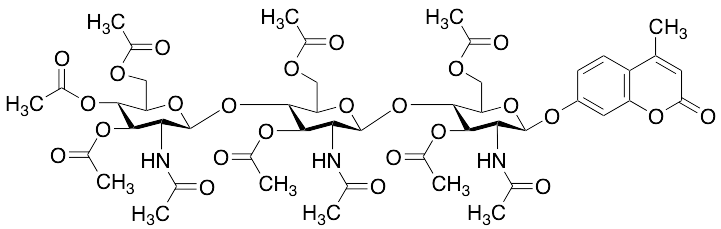 6-(4-Methylumbelliferyl) Chitotriose O-Heptacetate - image 1