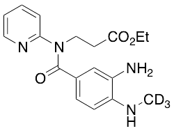 N-[3-Amino-4-(methylamino)benzoyl]-N-2-pyridinyl-Beta-alanine-d3 Ethyl Ester - image 1