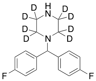 1-Bis(4-fluorophenyl)methyl Piperazine-d8 - image 1