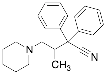 Beta-Methyl-Alpha,Alpha-diphenyl-1-piperidinebutanenitrile - image 1