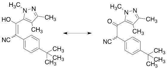 4-(1,1-Dimethylethyl)-Alpha-[hydroxy(1,3,4-trimethyl-1H-pyrazol-5-yl)methylene]benzeneacetonitrile (E/Z mixture) - image 1