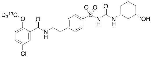 rac cis-3-Hydroxy Glyburide (Methoxy-13CD3) - image 1