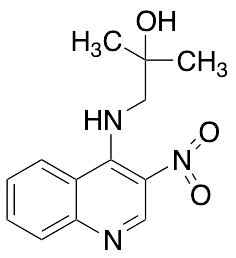 2-Methyl-1-[(3-nitro-4-quinolinyl)amino]-2-propanol - image 1