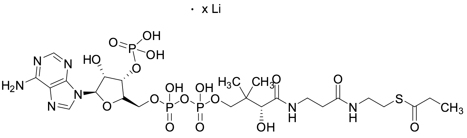Propionyl Coenzyme A Lithium Salt (>85%) - image 1