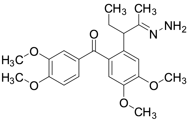 (3,4-Dimethoxyphenyl)(2-(2-hydrazonopentan-3-yl)-4,5-dimethoxyphenyl)methanone - image 1