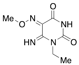 1-Ethyldihydro-6-imino-2,4,5(3H)-pyrimidinetrione 5-(O-Methyloxime) - image 1