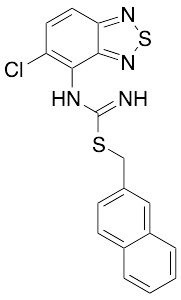 Naphthalen-2-ylmethyl (5-Chlorobenzo[c][1,2,5]thiadiazol-4-yl)carbamimidothioate - image 1
