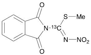 1,3-Dihydro-N-nitro-1,3-dioxo-2H-isoindole-2-carboximidothioic acid Methyl Ester-13C - image 1