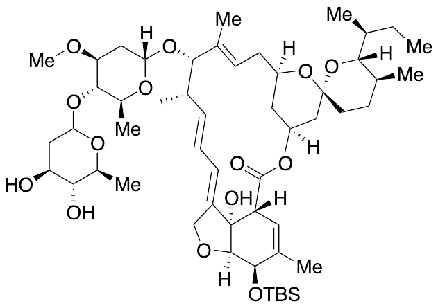 5-O-[(1,1-Dimethylethyl)dimethylsilyl] 3”-O-Demethyl Ivermectin - image 1