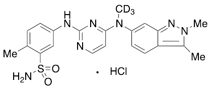 Pazopanib-d3 Hydrochloride - image 1