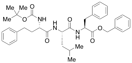 (aS)-a-[[(1,1-Dimethylethoxy)carbonyl]amino]benzenebutanoyl-L-leucyl-phenylmethyl Ester L-Phenylalanine - image 1