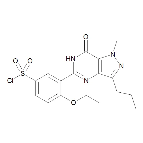 5-(5-Chlorosulfonyl-2-ethoxyphenyl)-1-methyl-3-propyl-1,6-dihydro-7H-pyrazolo[4,3-d]pyrimidin-7-one - image 1