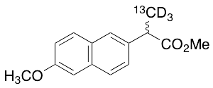 rac-Naproxen Methyl Ester-13C,d3 - image 1