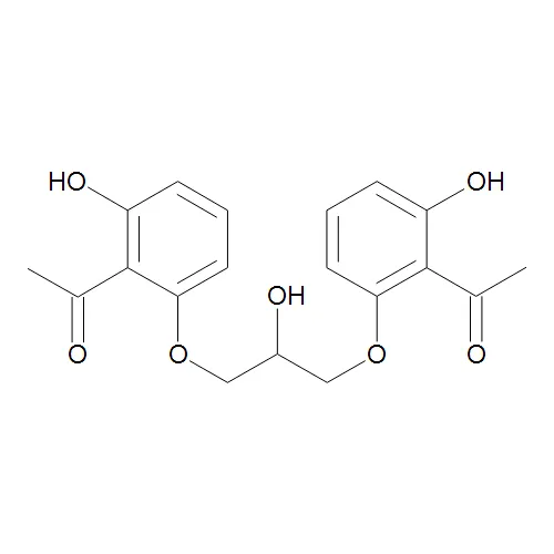 1,3-Bis(2-acetyl-3-hydroxyphenoxy)-2-hydroxypropane - image 1