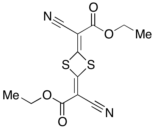 Diethyl 2,2'-(1,3-Dithietane-2,4-diylidene)bis(cyanoacetate) - image 1